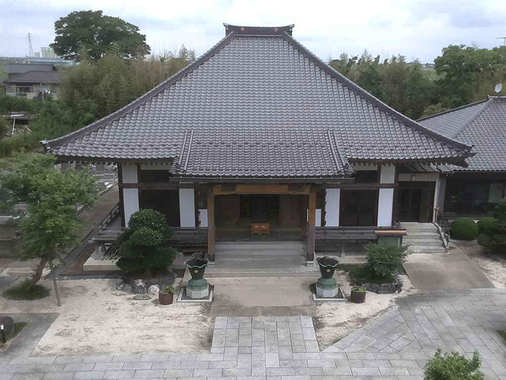 空からの本堂