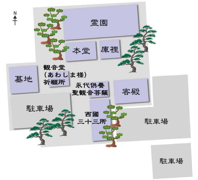境内の地図